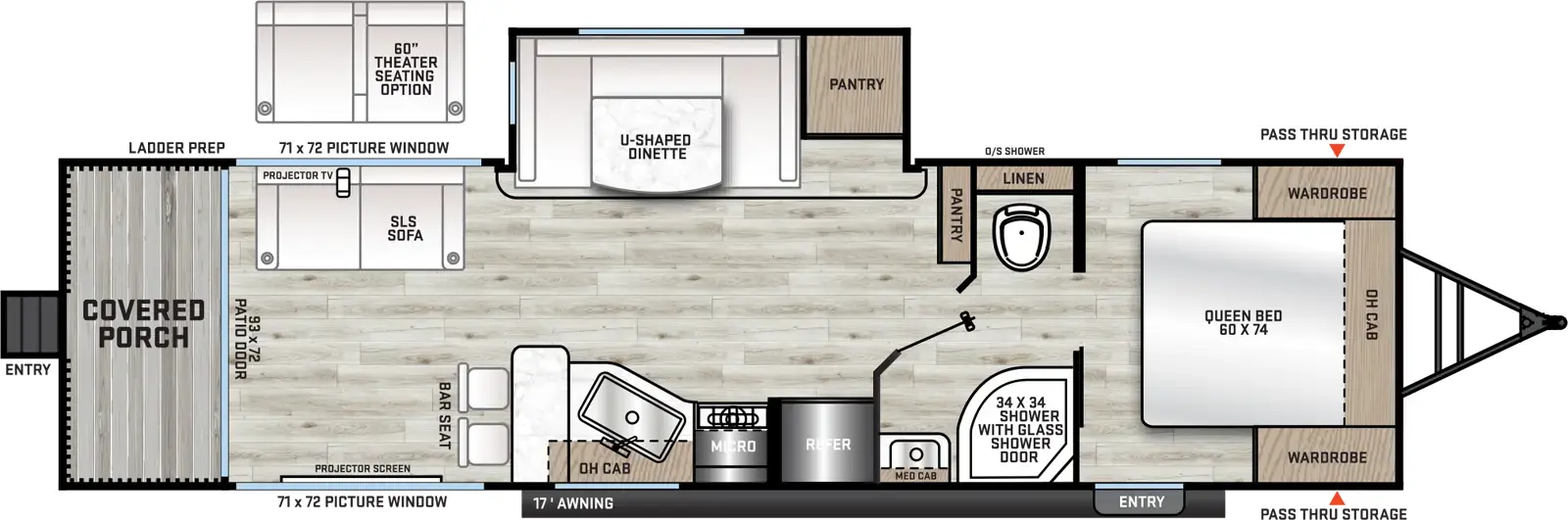 Catalina Legacy Edition 283EPIC Floorplan